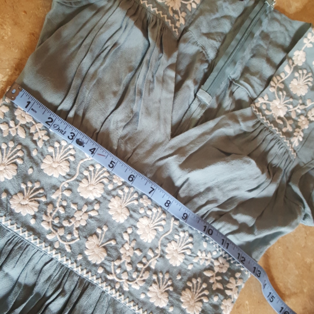 French Blue Embroidered Del Rio - Picture 5 of 7